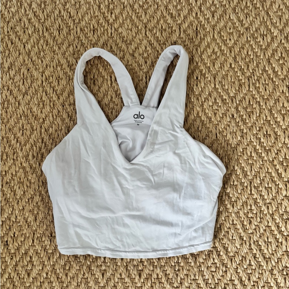 Alo White Sports Bra